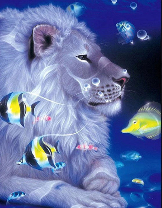 Amazing Lion & Fish Art