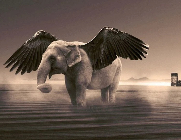 Fantasy Flying Elephant