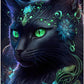 Black Cat Diamond Painting Set