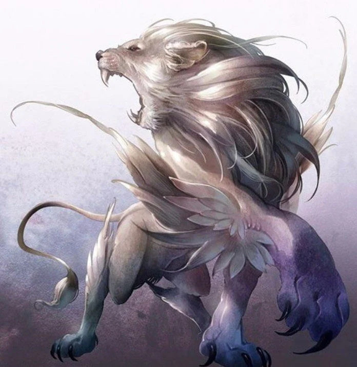 Fantasy White Lion
