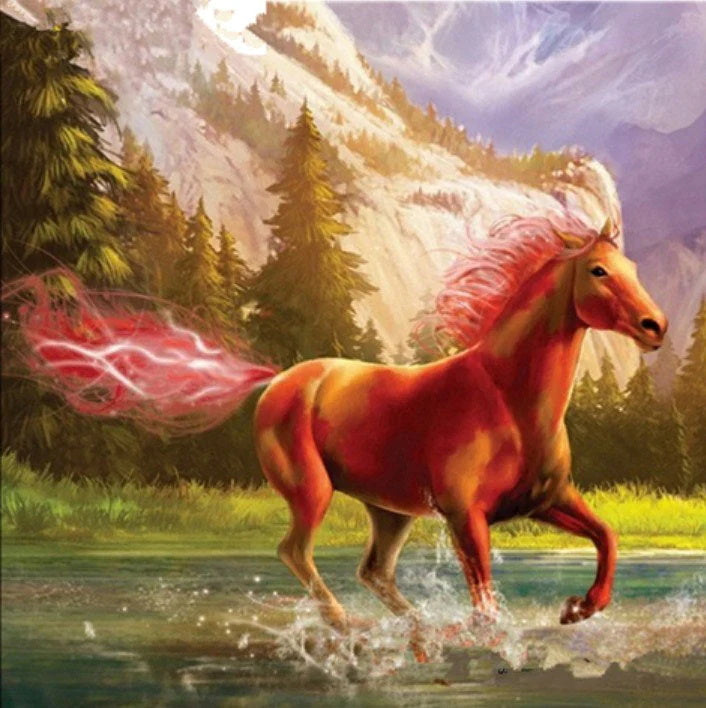 Fantasy Horse in the Water