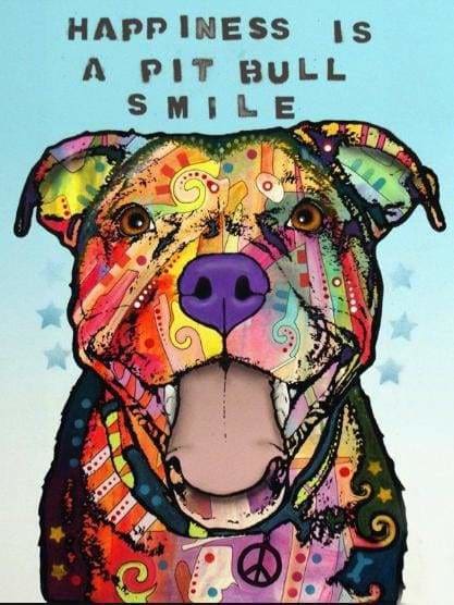 Pitbull Dogs Smile