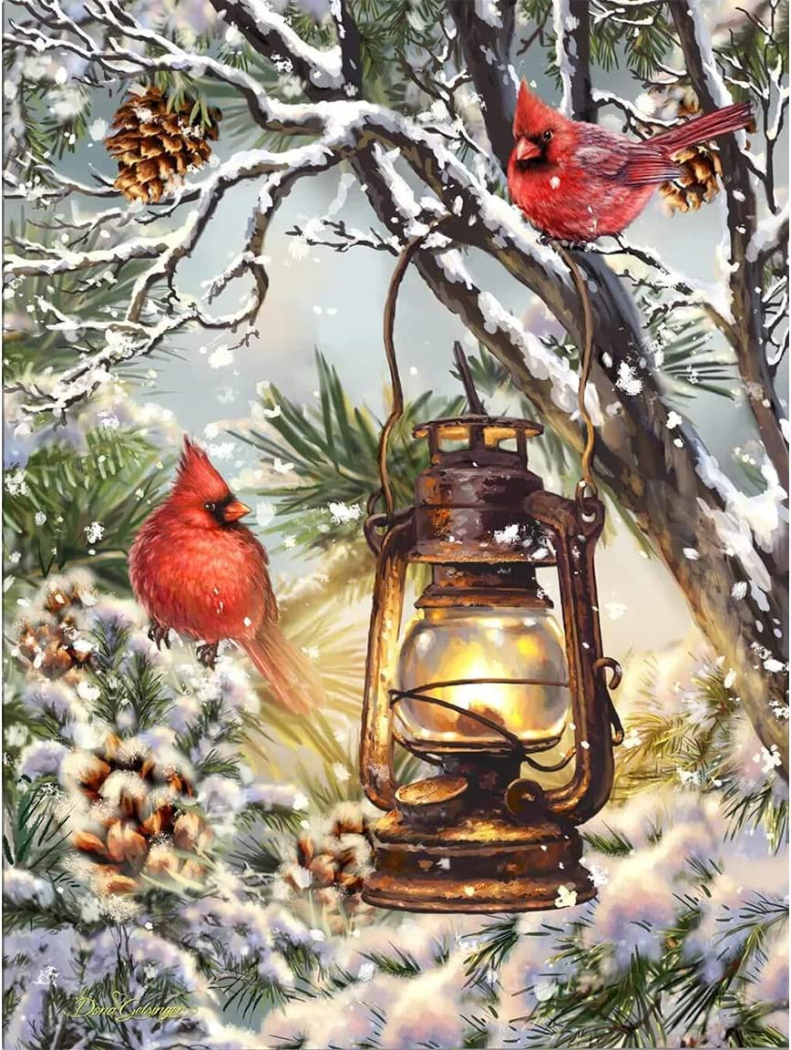 Red Christmas Bird