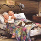 Sleeping Old Couple