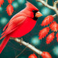 Red Christmas Cardinal