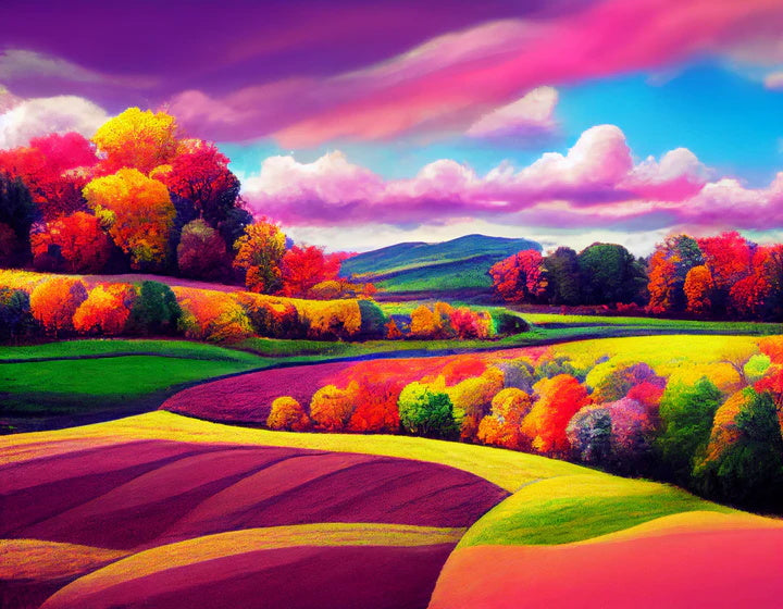 Lush Autumn Landscape