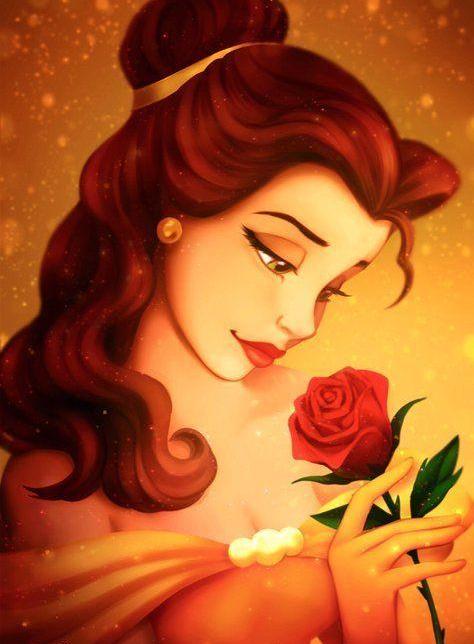 Princess Holding a Rose
