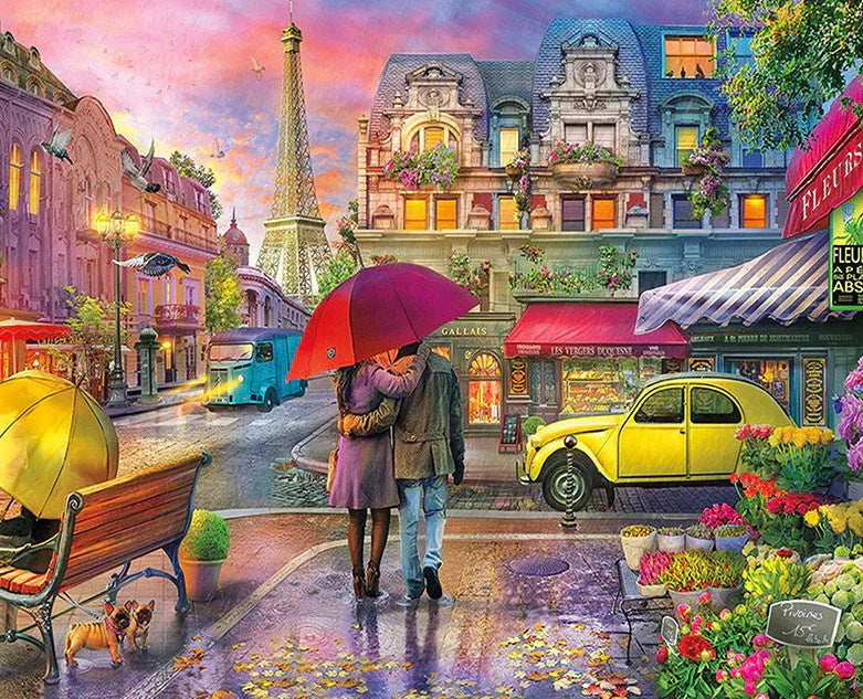 Couple on Paris Streets