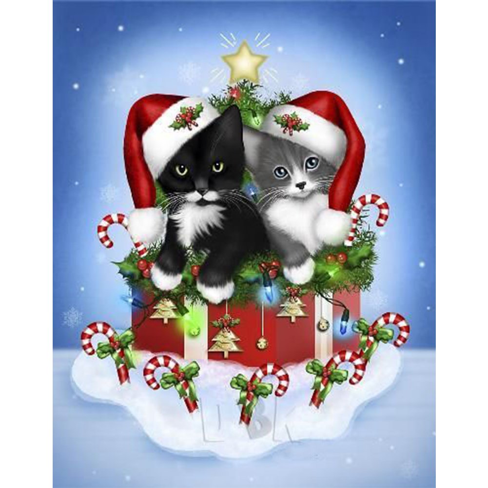 Two Christmas Cats