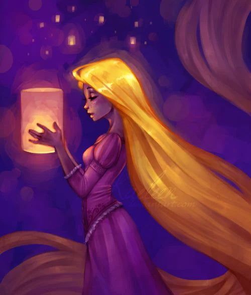 Princess Holding Lantern