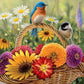 Sparrows & Flowers
