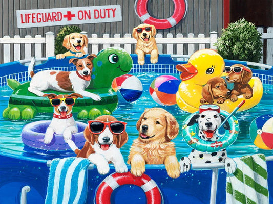 Puppies Pool Party