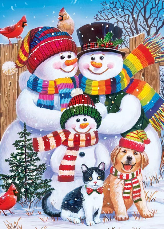 Snowman and his friends
