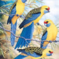 Beautiful Blue & Yellow Parrots