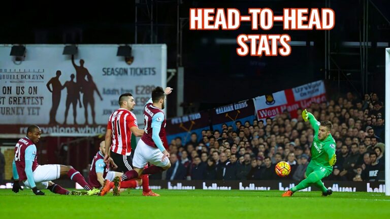 west ham united vs sunderland head to head